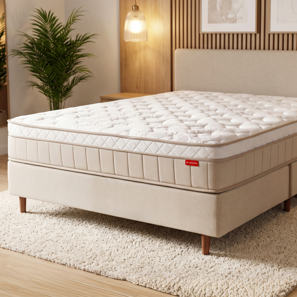Cama Box Colchão Molas Ensacadas D28 Smart Spring BF Colchões