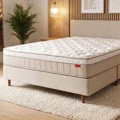 Cama Box Colchão Molas Ensacadas D28 Smart Spring BF Colchões