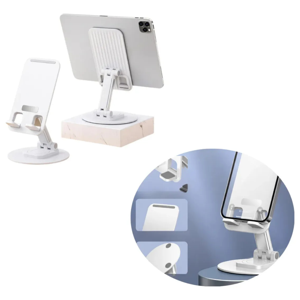 Suporte De Mesa Para Celular Tablet Ajustável Universal 50 Unidades