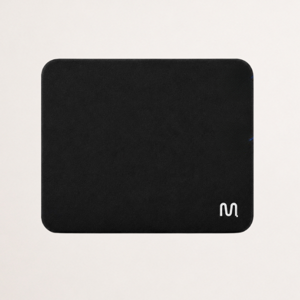 Mouse Pad Multilaser Preto AC027/PT - Superfície Liso, Base Antiderrapante, Portátil