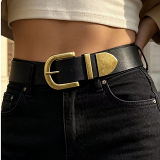 Cinto Feminino Largo 5cm Com Ponteiras- envio imediato