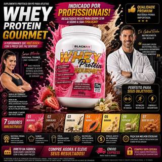 WHEY+CREATINA+COQUETELEIRA - BLACKFIT SUPLEMENTOS