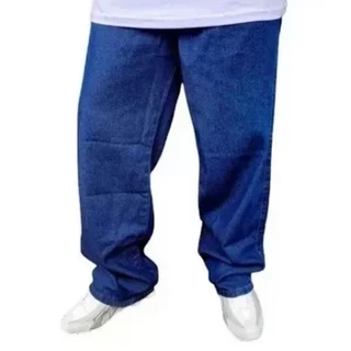 CALÇA JEANS MASCULINA BAG BALÃO CLARA ESTILO SKATE - LANÇAMENTO