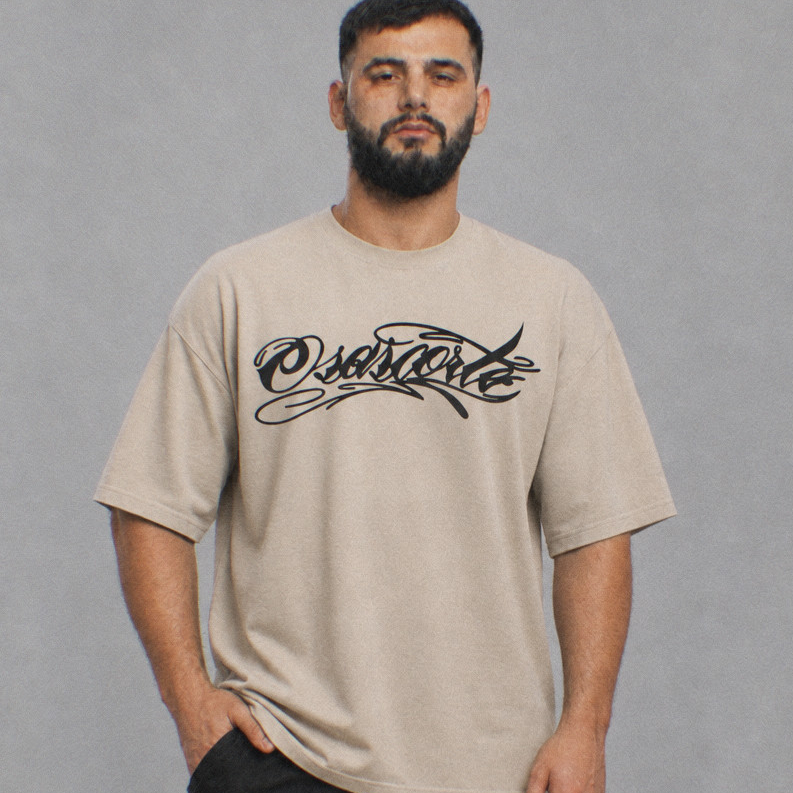 Camiseta Masculina Streetwear Osascorte Estampada Algodão Premium