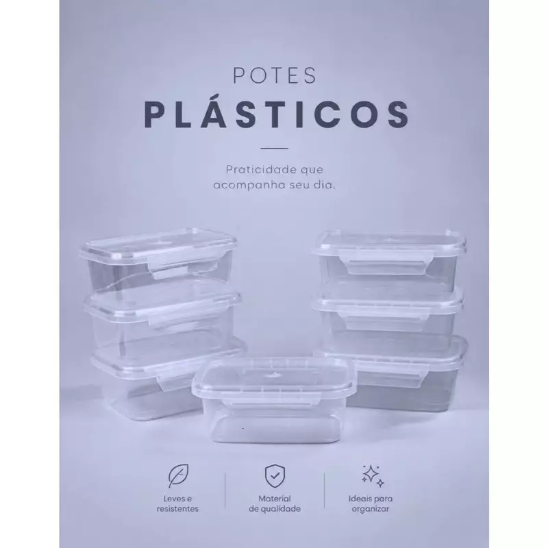 "Organize sua comida com estilo! 🍱"