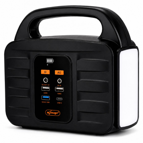 Gerador de Energia Portátil 110V 100W 155Wh 42000mAh Power Station Camping Emergência USB USB-C