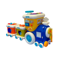 Trenzinho Musical Infantil Com Som E Luz Educativo Bebê 1 - 4 anos