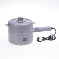 Panela Elétrica 2L Multifuncional Cerâmica Antiaderente Vapor Arroz Sopa Ovos 127V 220V