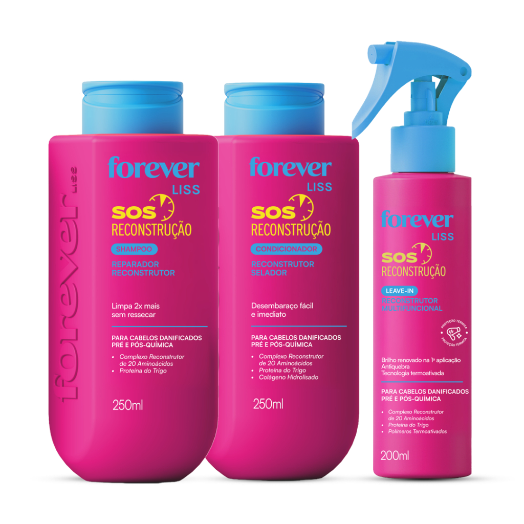 Kit Uso Diário SOS Reconstrução Forever Liss