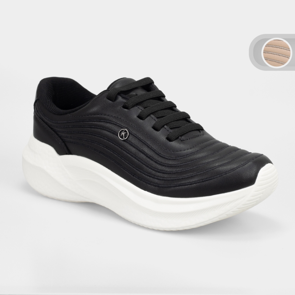 Tenis Kolosh Casual Confort Calce Facil Caminhada Dia a Dia Esportivo Feminino E0561/E0568
