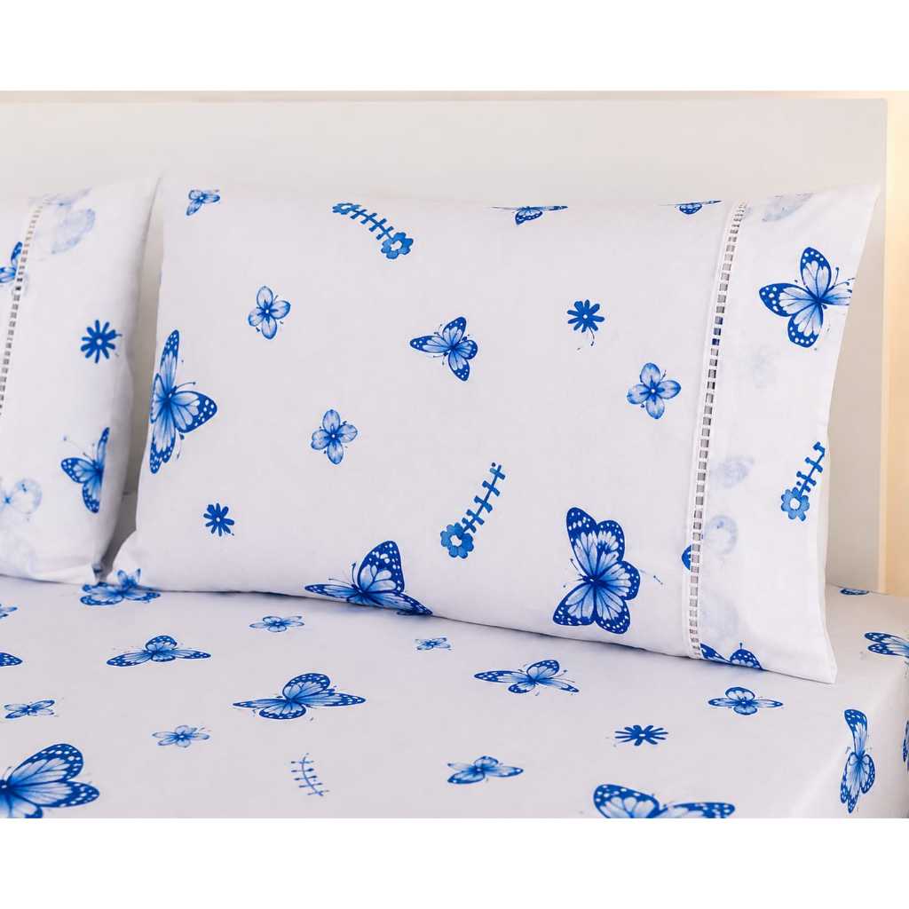 Fronha Avulsa Percal 180 Fios 100% Algodão Toque Macio 70cm x 50cm Capa de Travesseiro Ponto Palito Toque Macio Premium