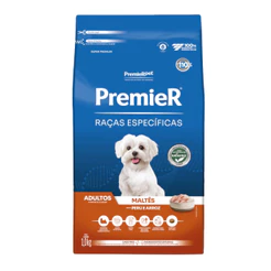 Ração para Raças Específicas Cães Adultos Maltês Peru 1Kg Premier