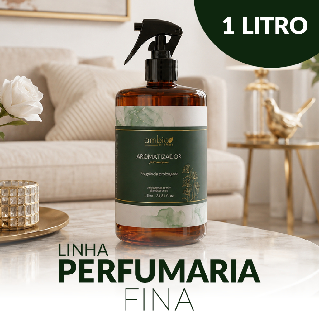 Perfumaria Fina Premium 1 Litro Aromatizador de Ambientes | Ambio Aromas