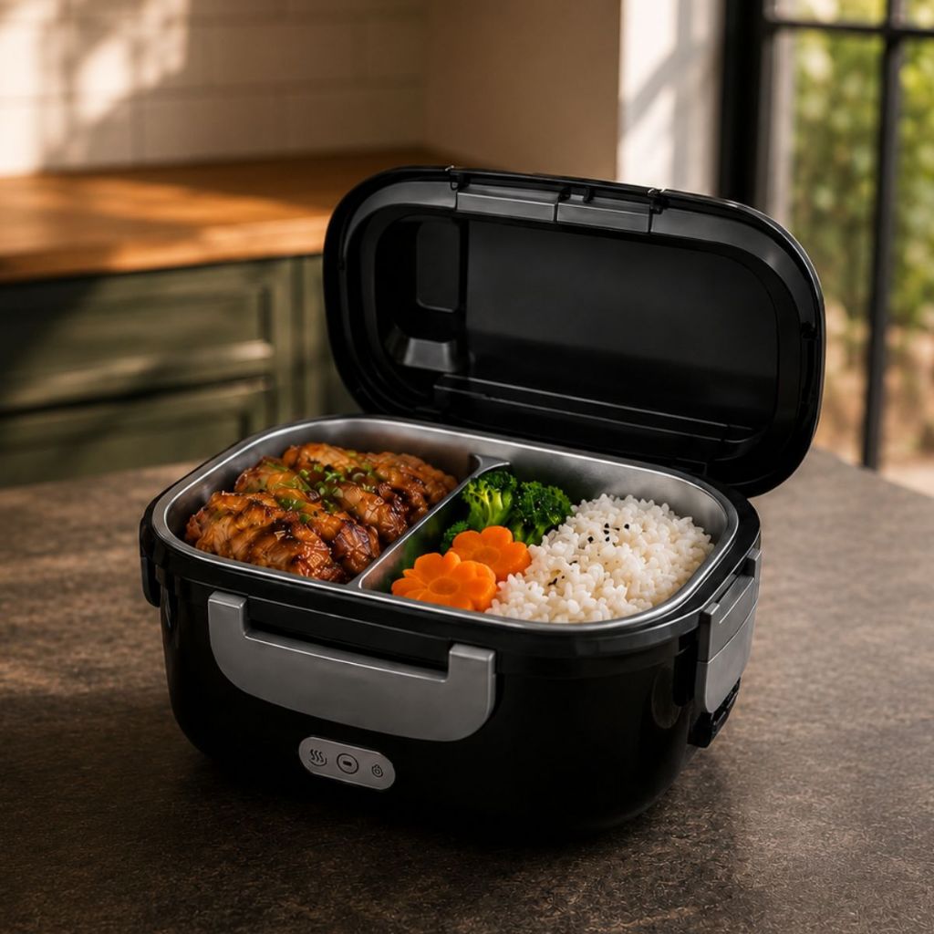 Marmita Elétrica Portátil 1,5l Bivolt Para Trabalho/Carro