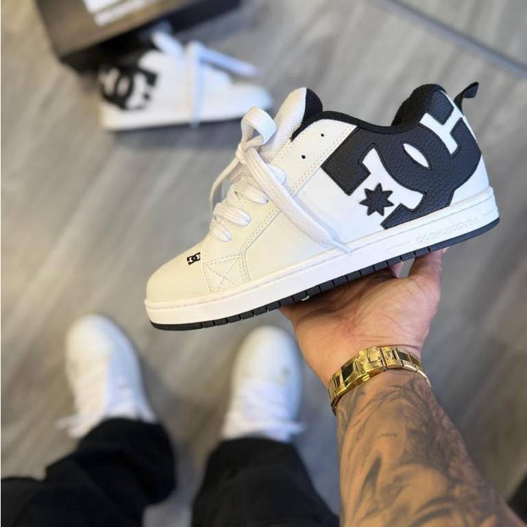 Tênis Unissex DC Shoes Casual Moda Urbana Confortável Estilo Skate Streetwear