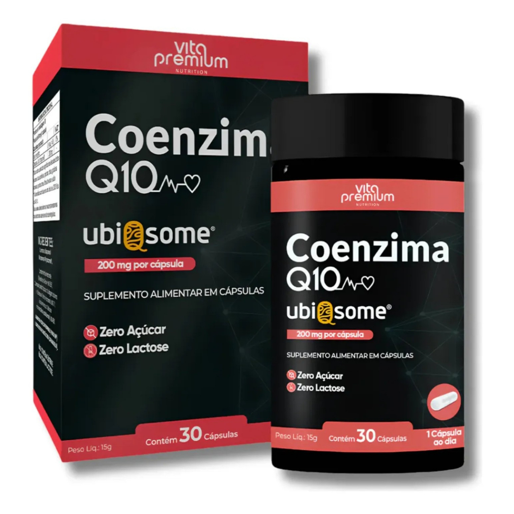 Coenzima Q10 Ubisome 30 Cápsulas Vita Premium
