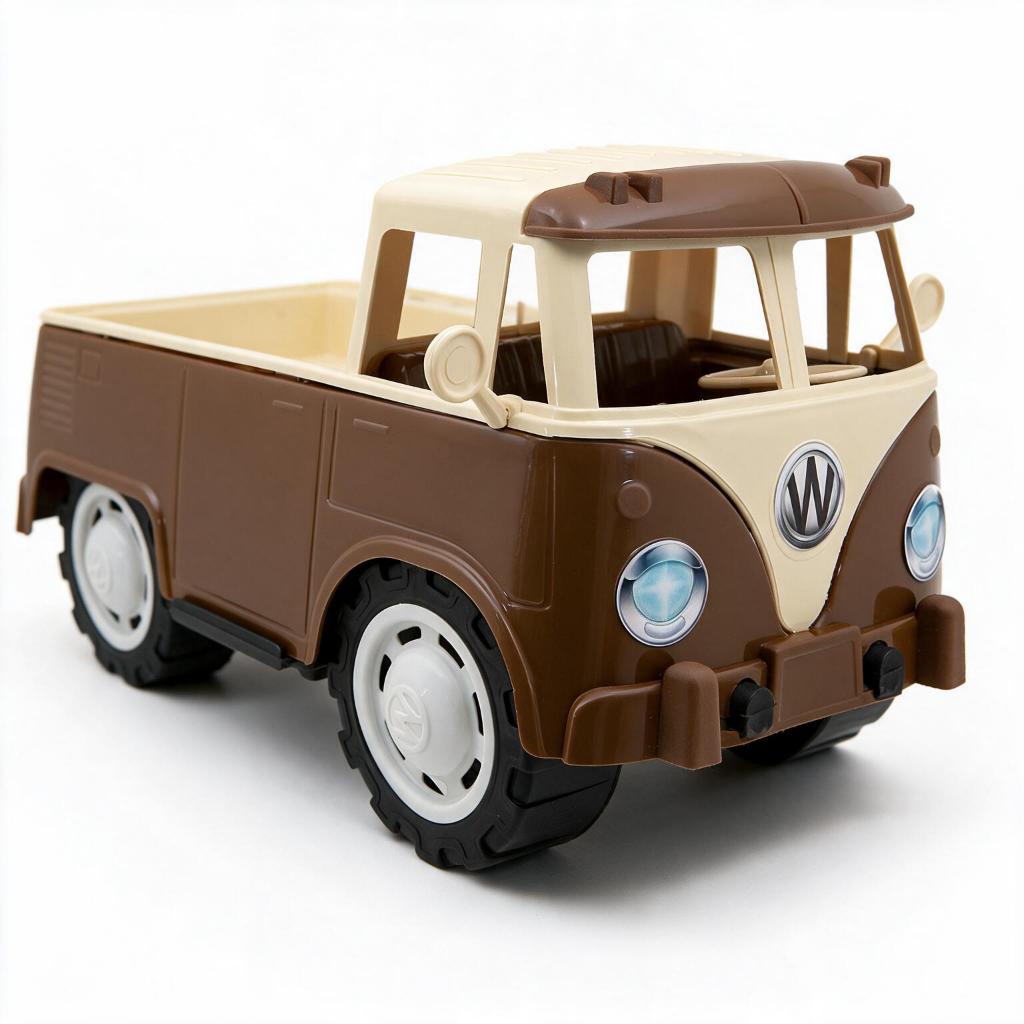 Carrinho Kombi Kombica Picape Estilo Retrô Grande 30cm com Detalhes Modelo Real Inmetro | QUEEN SHOP