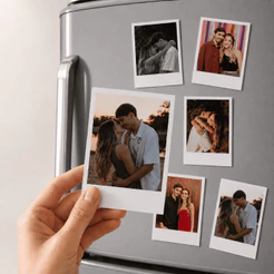 Kit 16 Mini Fotos COM IMÃ GELADEIRA Fotos Revelação Personalizada - Envio Rápido