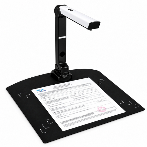 Scanner de Mesa A4 com OCR USB 2.0 5MP Digitalizador de Documentos PDF Word Excel Portátil