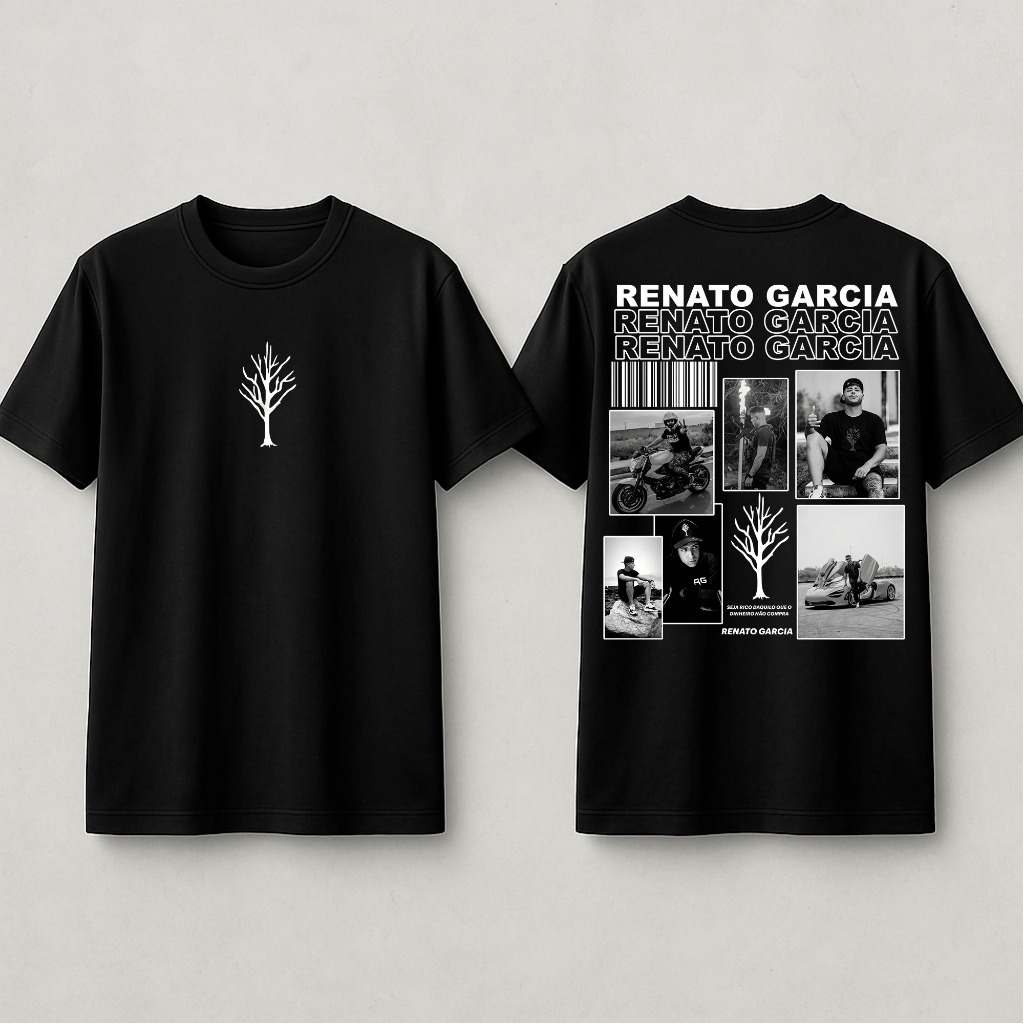 Camiseta Camisa Algodão Estampada Renato Garcia You_tuber