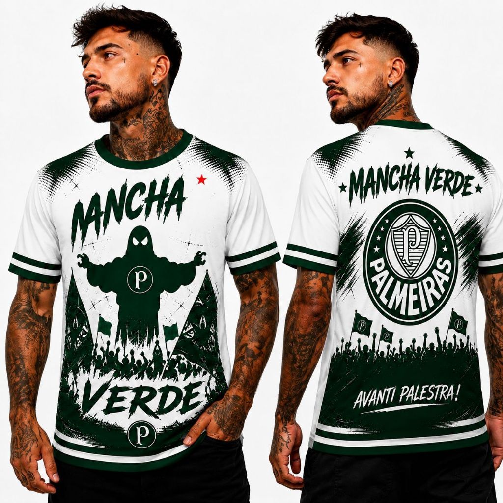 Camisa Torcida Mancha Verde Comemorativa Torcedor