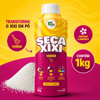 Seca Xixi Cachorro Gato XIXI VIRA PÓ Para Varrer 1kg - Petmais