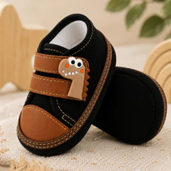 Sapatinho Dinossauro Tenis Bebe Masculino Dino Velcro Facil de Calçar Leve Confortavel