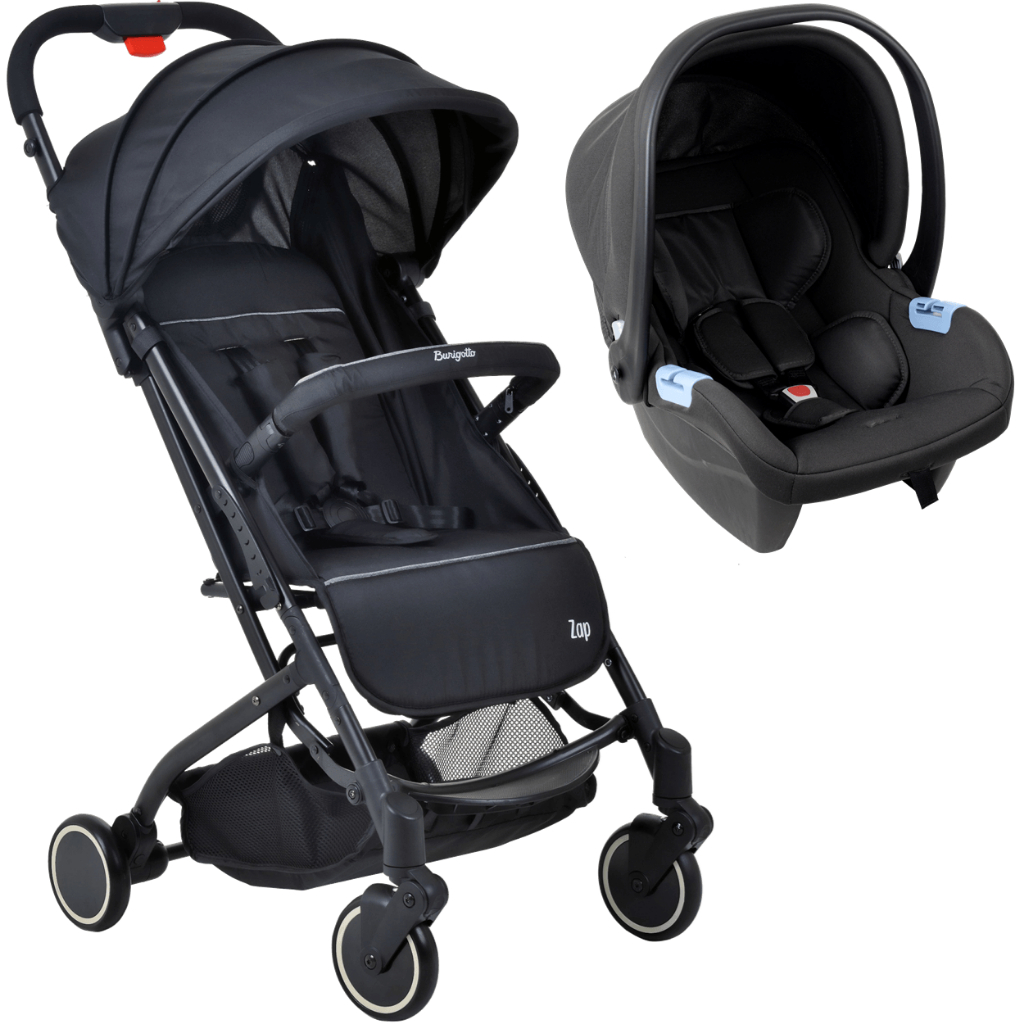 Carrinho de Bebe Passeio Bebe Conforto Burigotto Zap Black