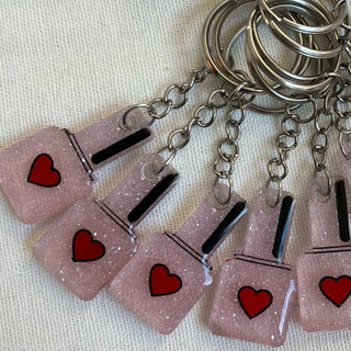 Kit Chaveiros Esmalte C/ 10-20 | Chaveiros para Lembrancinhas | Chaveiros de Resina Epóxi