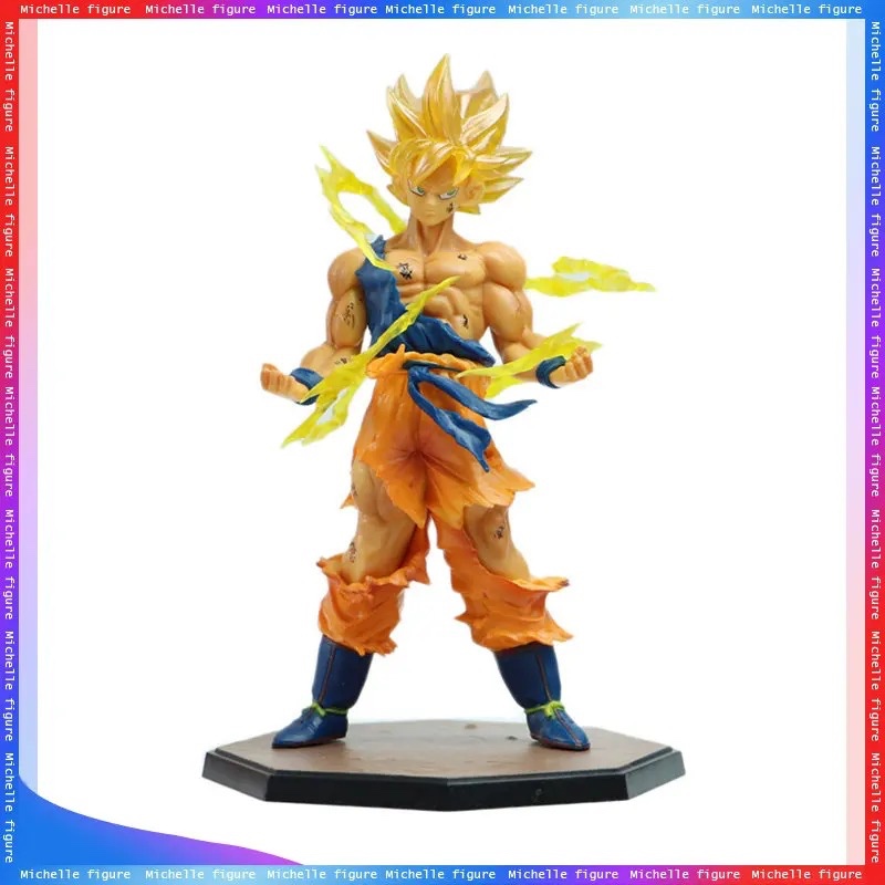 Goku Super Saiyajin Dragon Ball Z 17cm Colecionável PVC