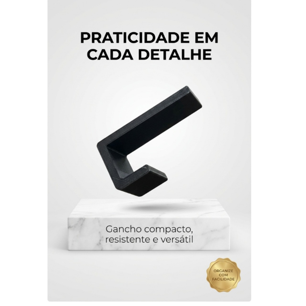 Gancho cabide de porta Adesivo de Parede com Fita Dupla Face