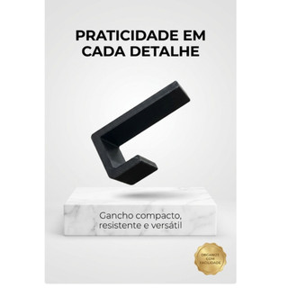 Gancho cabide de porta Adesivo de Parede com Fita Dupla Face