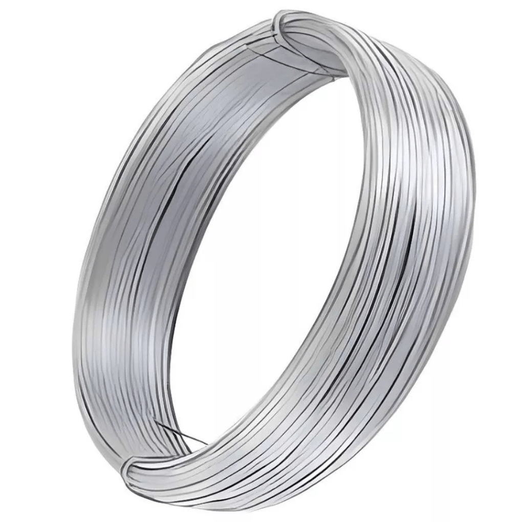 Arame para Amarração de Telas e Alambrados Galvanizado BWG 18 1,24mm 1kg 106m Cercas Fixação