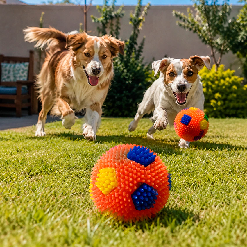 Brinquedo para Cães e Gatos Elo Imports Bola de Futebol Led