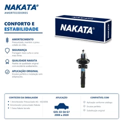 Amortecedor Dianteiro Gol G5 G6 G7 2008 a 2020 Nakata HG33036