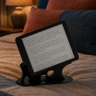 Suporte Kindle Tablet Universal Inclinado Para Ler Deitado Cama Mesa Cabeceira Apoio Ereader Paperwhite Conforto