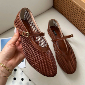 Sapatilha Feminina Tela com Fivela