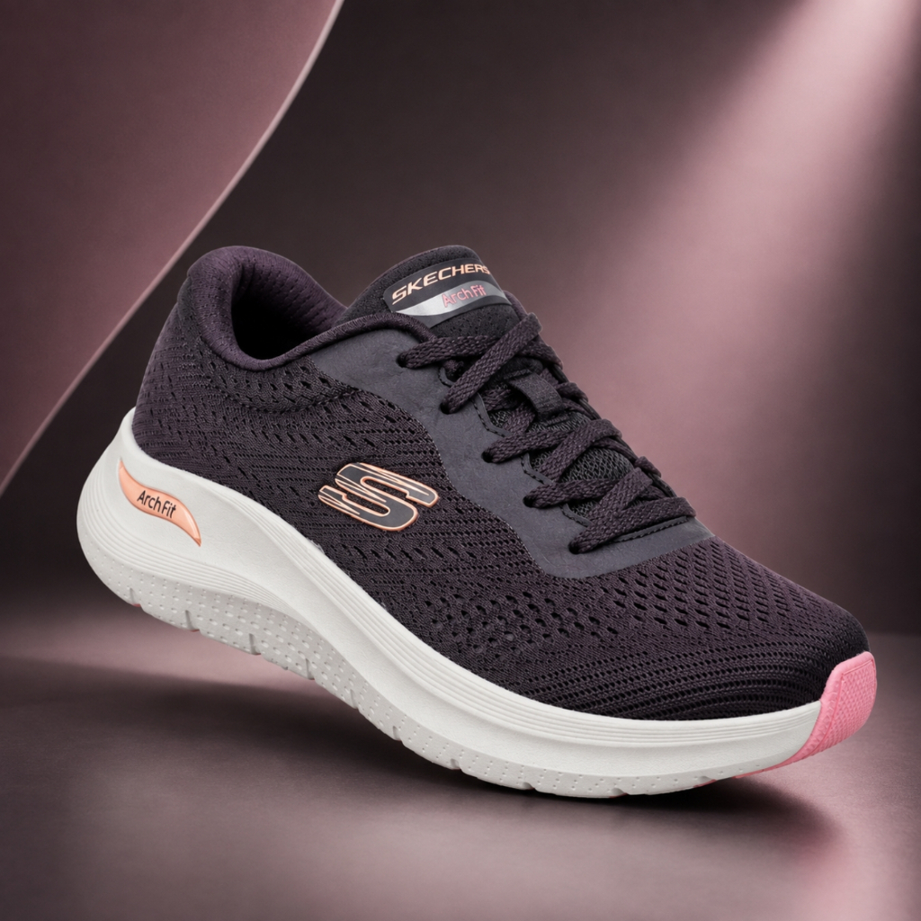 Tênis Skechers Original Feminino Arch Fit 2.0 Esportivo Academia Caminhada Esporte Leve