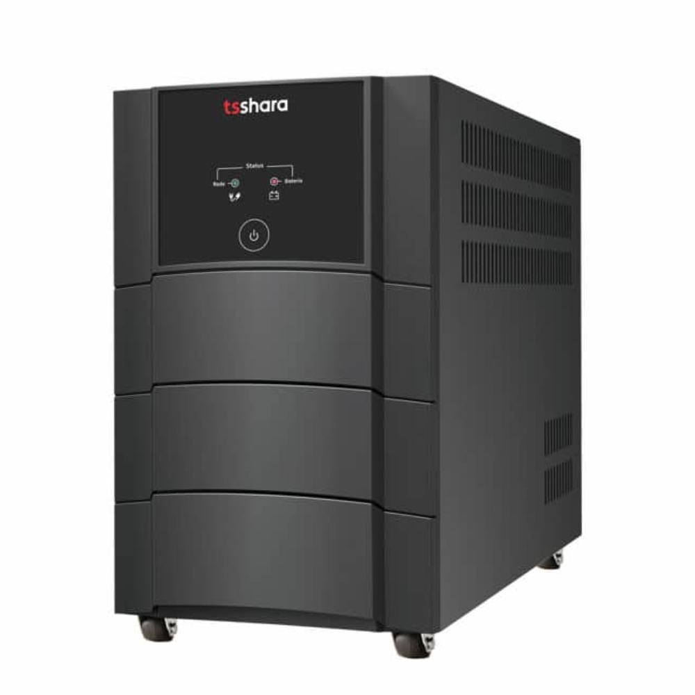 Nobreak TS Shara UPS Gate 3200VA Bivolt Senoidal Pura, 24V, 8 Tomadas, Portões, CFTV Sem Bateria