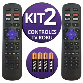 Controle Remoto Compatível com Televisão Roku AOC Smart TV Philco e Semp | Envio Imediato