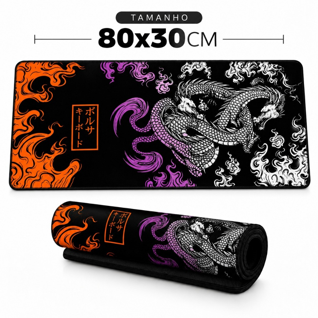 Mouse Pad Gamer Grande RGB Personalizado Antiderrapante Alta Precisão Apoio Ergonômico Desk Mat Gaming Speed Setup PC