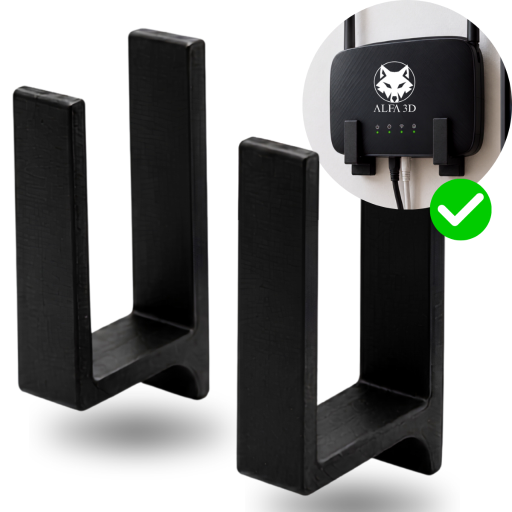 Suporte De Parede Para Modem Wi-Fi Roteador Universal Organizador Casa Fácil