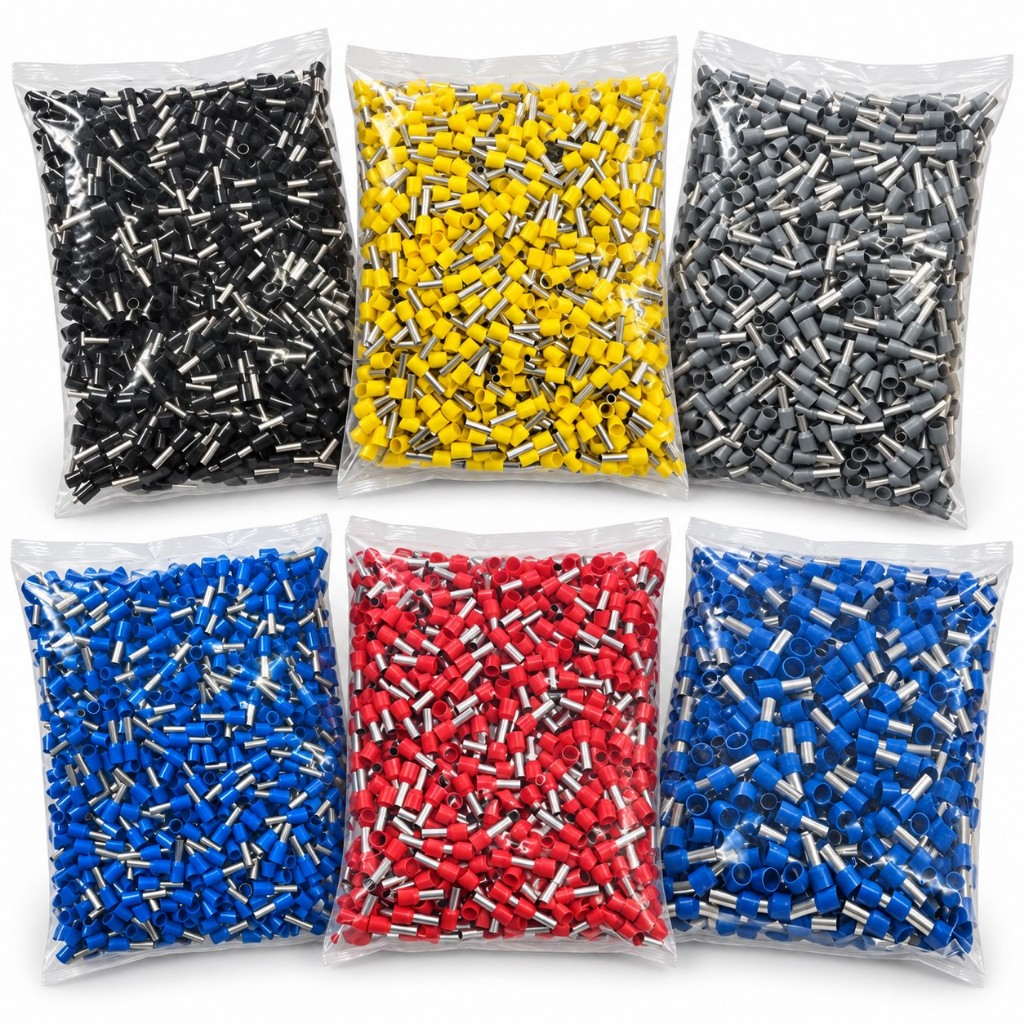 Kit Terminal Tubular Ilhos 1,5mm / 2,5mm / 4mm / 6mm / 10mm / 16mm