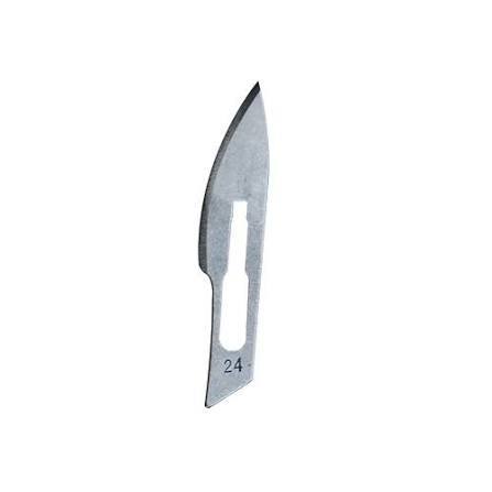 Lamina de Bisturi Medix Numero 24 cx com 100 Und
