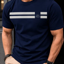 Camiseta Masculina basica Estampada Premium 100% Camisa Algodão Gola Redonda Confortável
