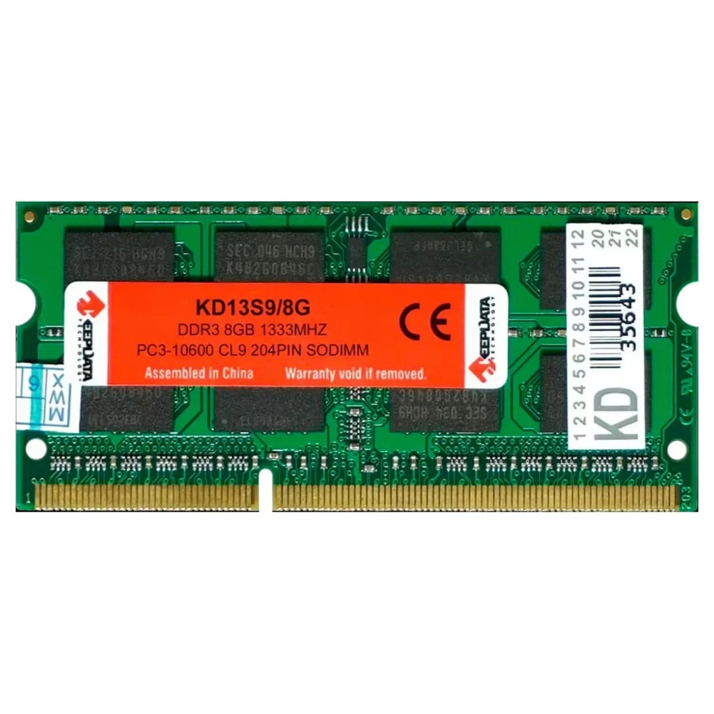 Memória Ram para Notebook Keepdata DDR3 8GB 1333MHZ - KD13S9/8G