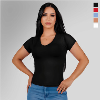 Blusa Feminina Básica Confortavel Estilosa Blusa Feminina Casual Premium