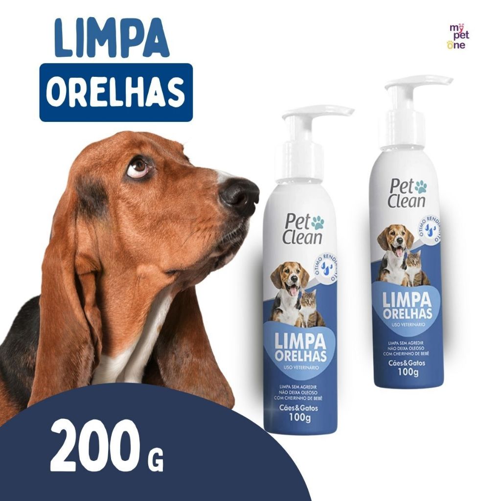 Kit 2 Limpa Orelha Pet Clean - 100g