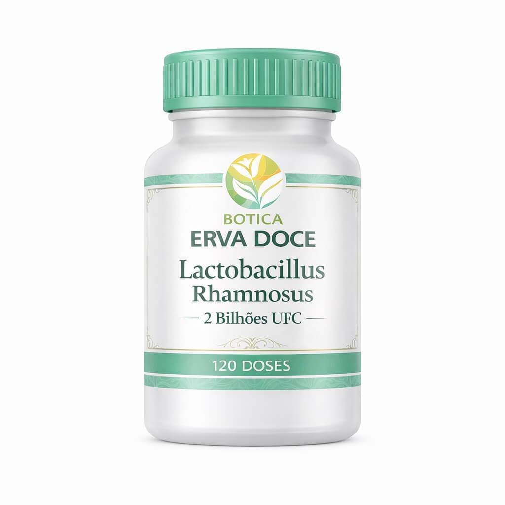 Lactobacillus Rhamnosus 2 Bilhões UFC 120 Doses - Probiótico para Imunidade e Flora Intestinal