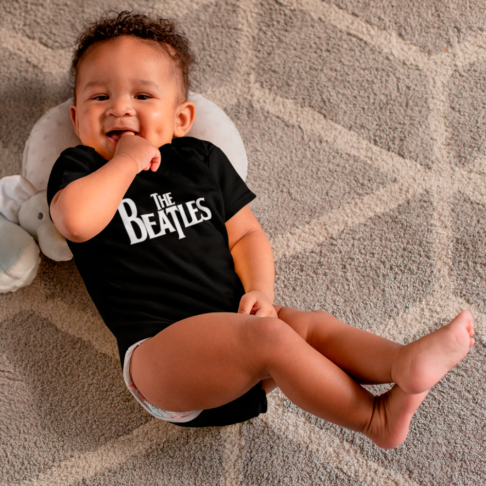 Body Bebê Algodão The Beatles Logo